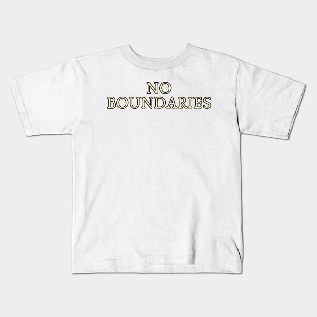 No Boundaries Kids T-Shirt by Variant Designer